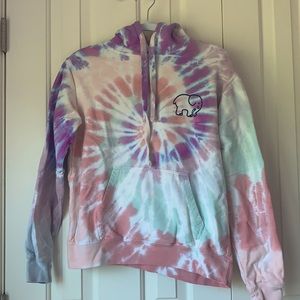 Ivory Ella Tie Dye Hoodie (Size S)